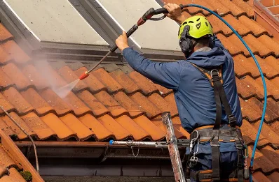 Démoussage et hydrofuge de toiture à Brocas